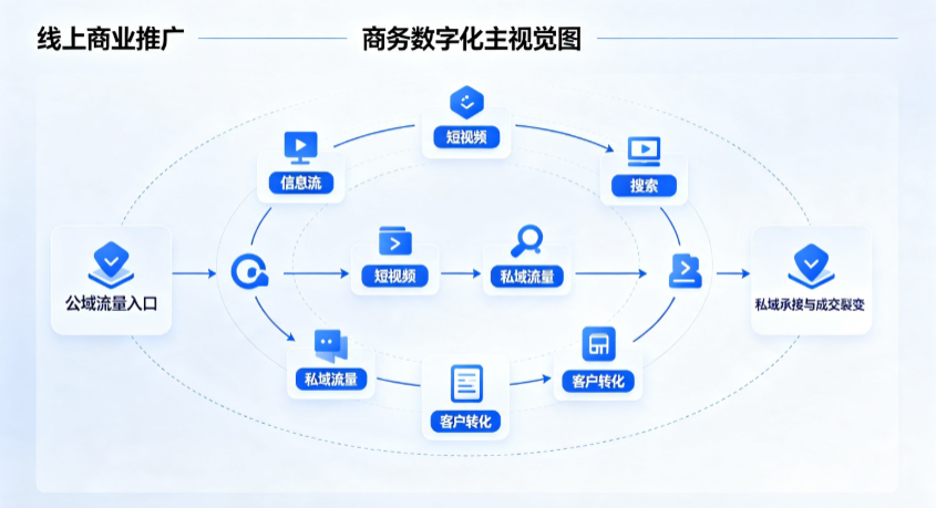 昌都县线上商业推广怎么做？全域流量闭环搭建与低成本转化实战指南